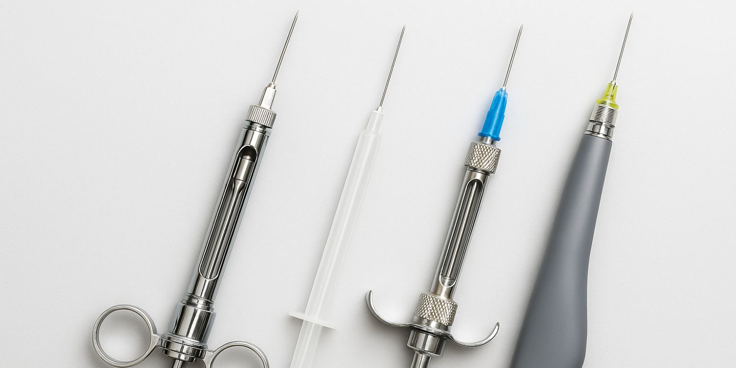Tipos de jeringas de anestesia dental