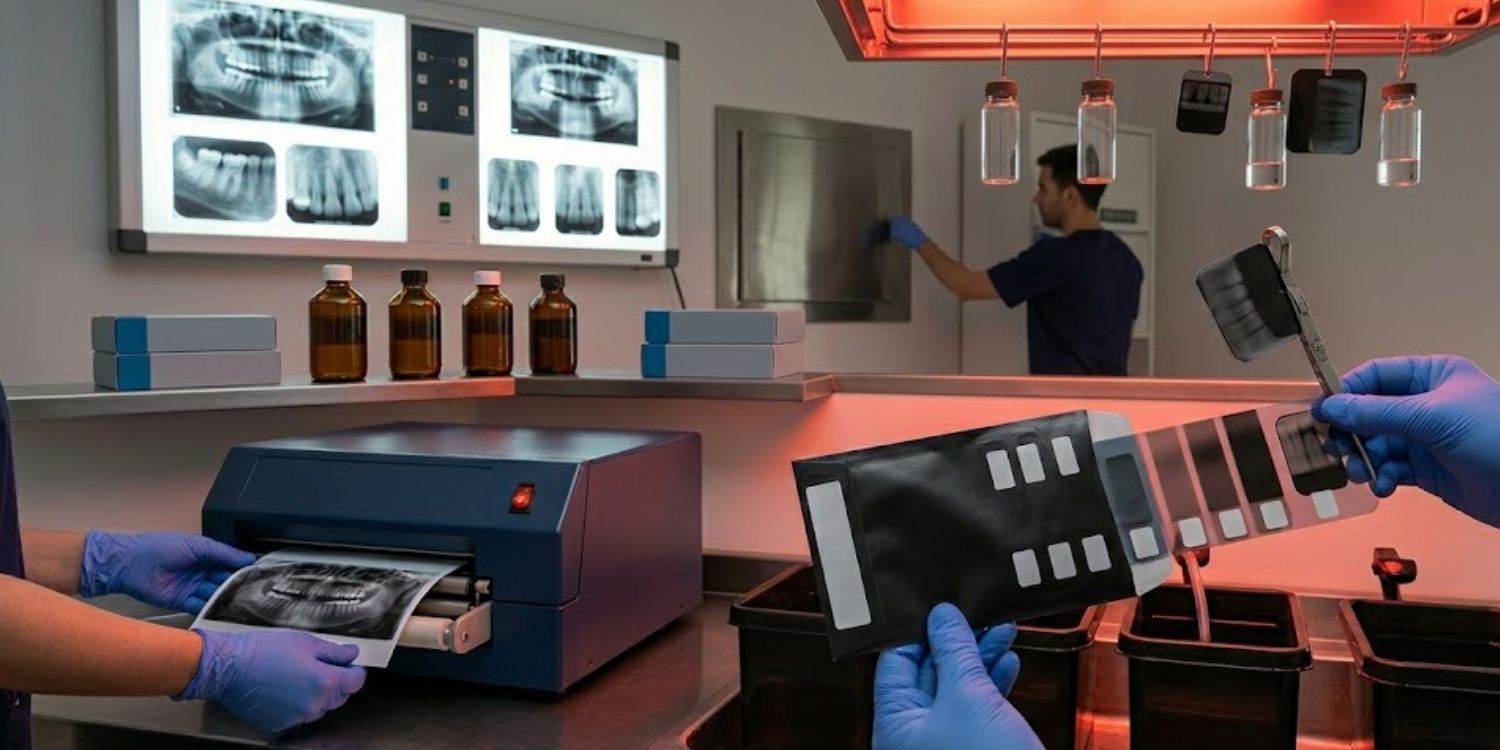 Procesamiento de la película radiográfica dental