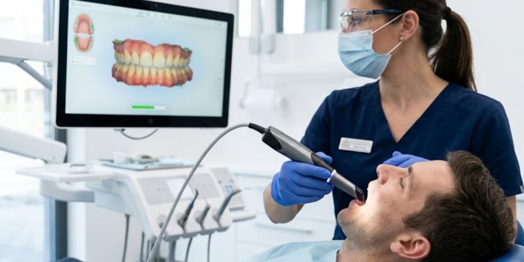 ¿Cómo funciona un escáner intraoral?